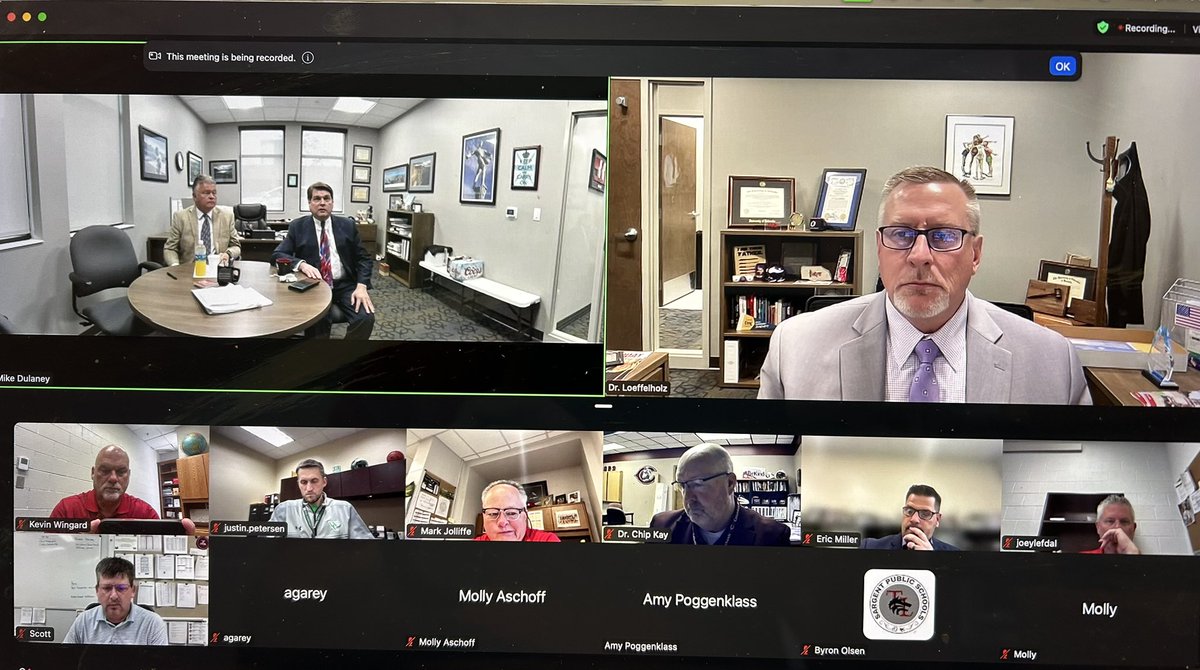 Kevin Wingard (@ncsakevin) on Twitter photo Last <a href="/NCSAToday/">NCSA Today</a> New Superintendent Zoom Check-In for 24-25 is taking place this morning. The year is flying by! This group has had great discussions this year and <a href="/NCSAtroy/">Dr. Troy Loeffelholz</a> had awesome speakers present on a wide range of topics. Fun group to be part of! <a href="/NCSAmike/">Dr. Michael Dulaney</a> <a href="/NCSAkyle/">Kyle McGowan</a> Last <a href="/NCSAToday/">NCSA Today</a> New Superintendent Zoom Check-In for 24-25 is taking place this morning. The year is flying by! This group has had great discussions this year and <a href="/NCSAtroy/">Dr. Troy Loeffelholz</a> had awesome speakers present on a wide range of topics. Fun group to be part of! <a href="/NCSAmike/">Dr. Michael Dulaney</a> <a href="/NCSAkyle/">Kyle McGowan</a>