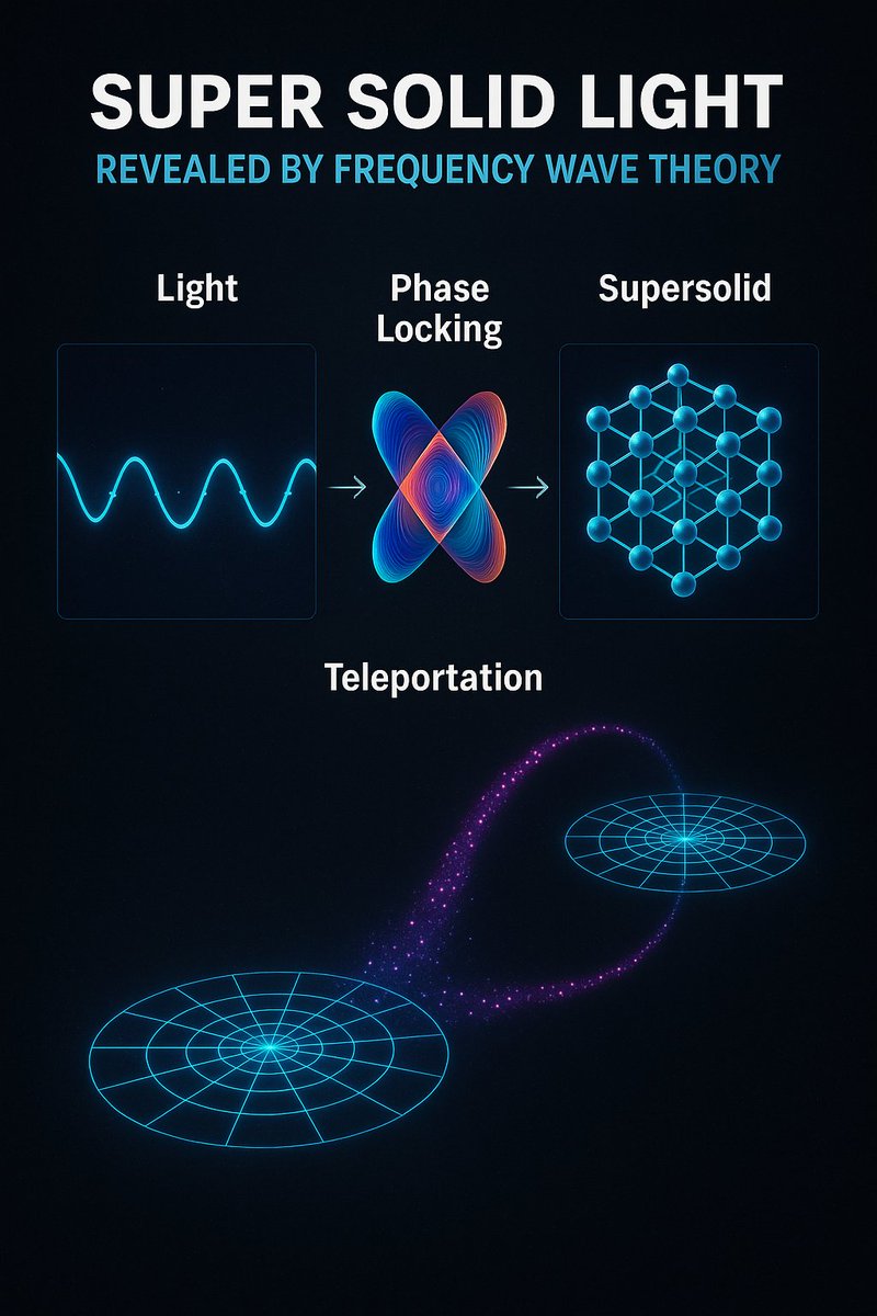 drew_ponder's tweet photo. Light Crystallized: The Supersolid Breakthrough That Proves Reality Is Made of Frequency
#Light #Crystalliezed #Supersolid #Breakthrough #FrequencyWaveTheory
Article:
https://t.co/FAvT251RbR https://t.co/WC6MtJfQNH