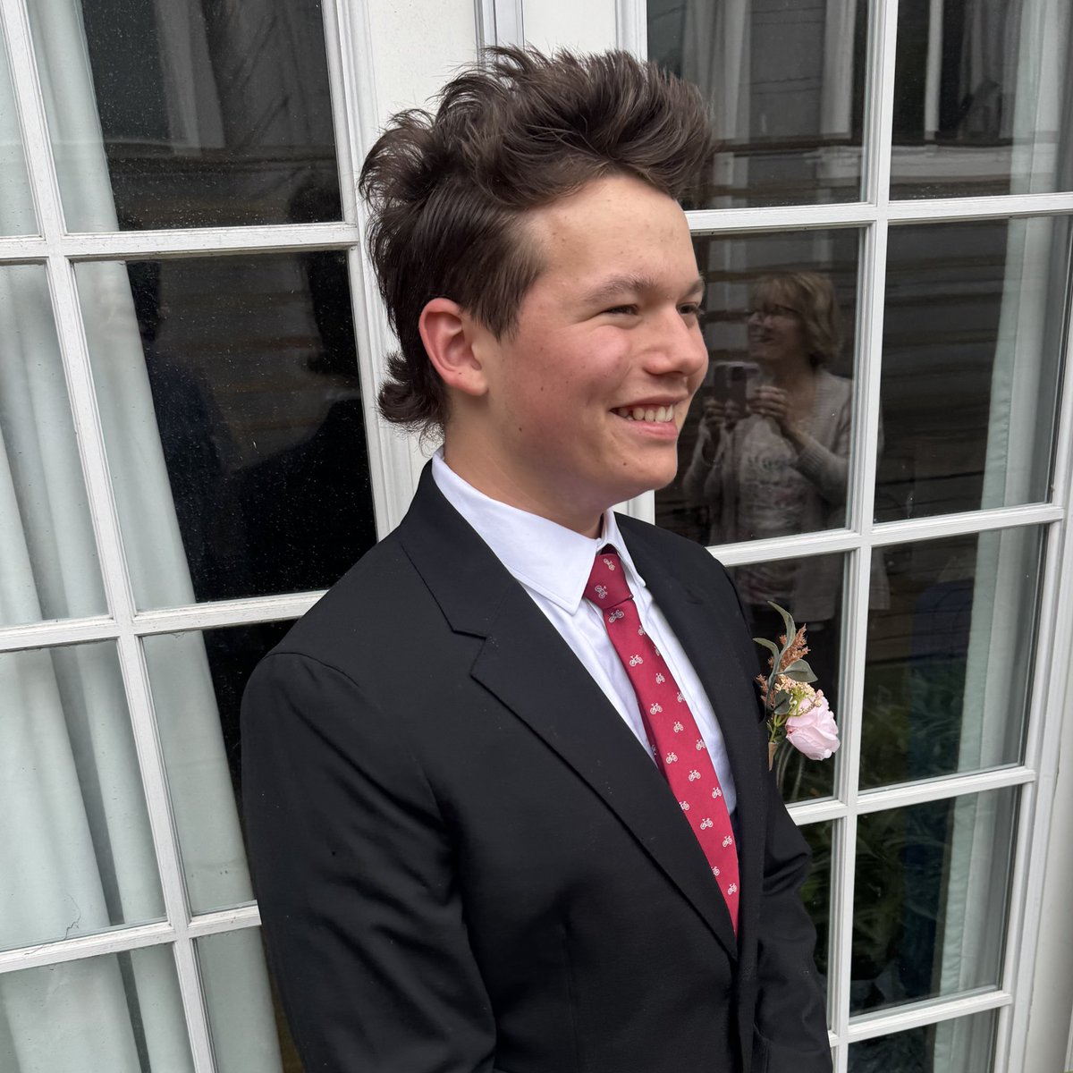 Me: “Maybe get a haircut for prom?”

My 15yr old: “I can’t be tamed.”