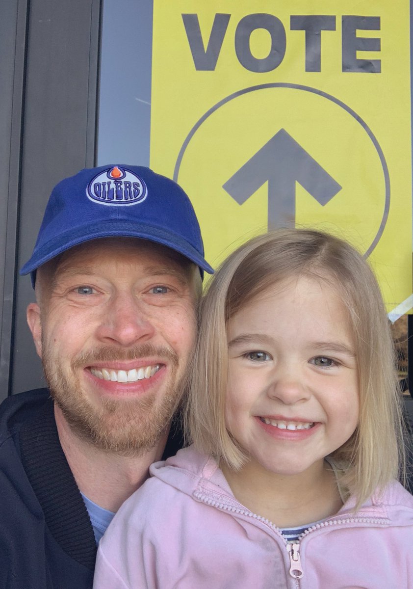 Big day. Vote early and vote often. 🇨🇦