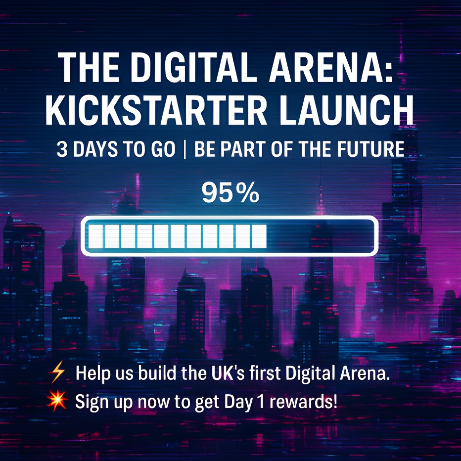 🚀 3 DAYS LEFT!
The future of gaming and STEM is loading…
Want VIP early rewards?
Sign up now and be part of The Digital Arena’s launch! 🎮🔥
🔗 bit.ly/426sK0m
#TheDigitalArena #KickstarterLaunch #PlayLearnCompete