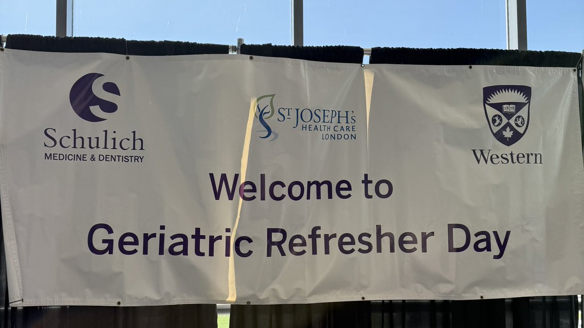 Geriatric Medicine at Western (@westernugmed) on Twitter photo A beautiful day for the 38th Annual Geriatric Medicine Refresher Day #GRD2025. It’s particularly special this year as we will be celebrating 50 Years of Geriatric Medicine <a href="/WesternU/">Western University</a>
<a href="/SchulichMedDent/">Schulich WesternU</a> A beautiful day for the 38th Annual Geriatric Medicine Refresher Day #GRD2025. It’s particularly special this year as we will be celebrating 50 Years of Geriatric Medicine <a href="/WesternU/">Western University</a>
<a href="/SchulichMedDent/">Schulich WesternU</a>