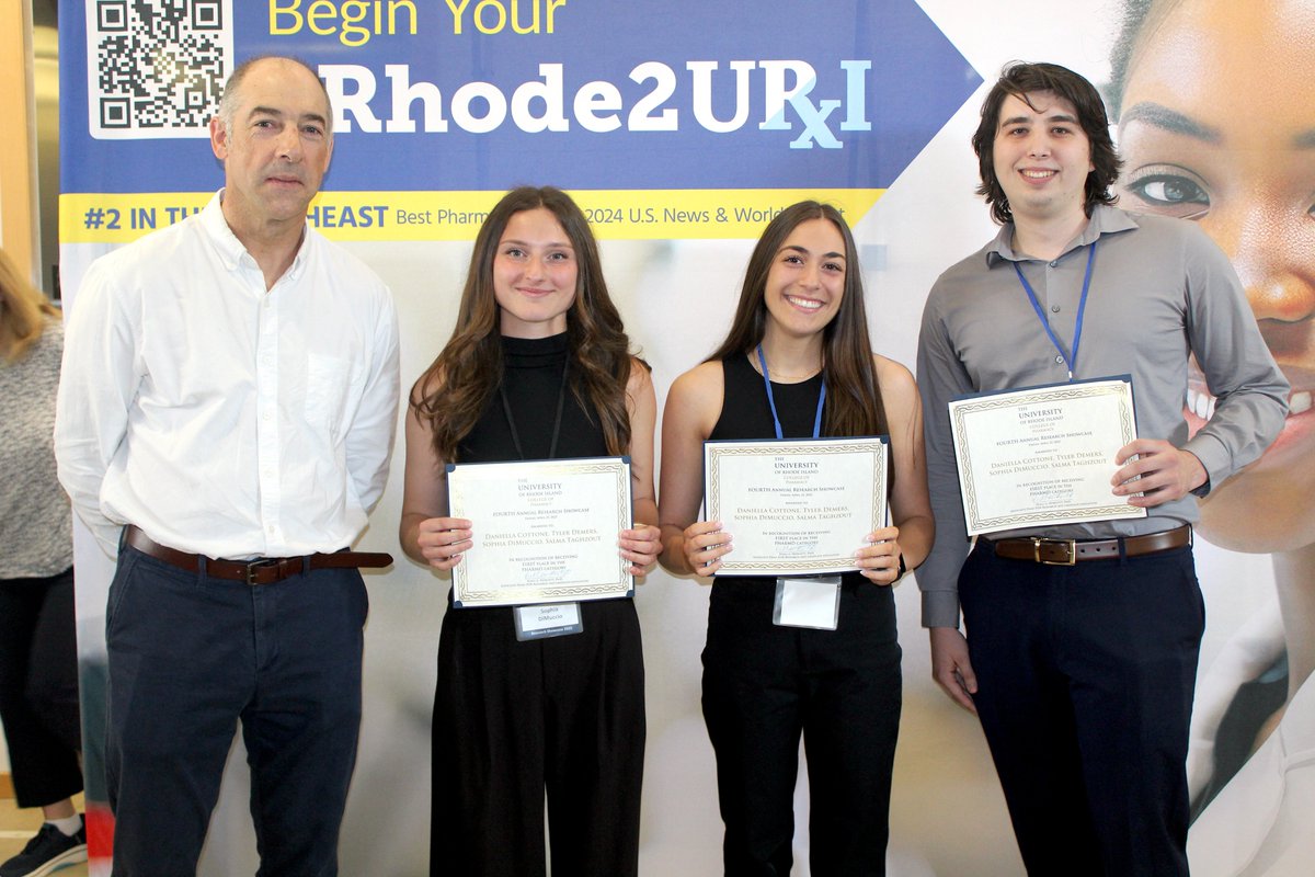 Congrats to all the students who presented at the 4th annual Research Showcase. 🧪 
See the winners + highlights: web.uri.edu/pharmacy/2025/…