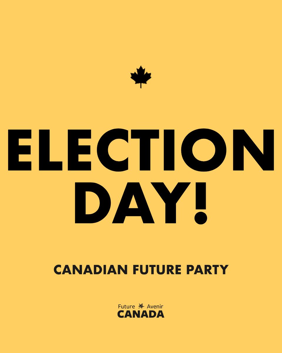cdnfutureparty's tweet image. Election Day! A reminder of who's running and where!