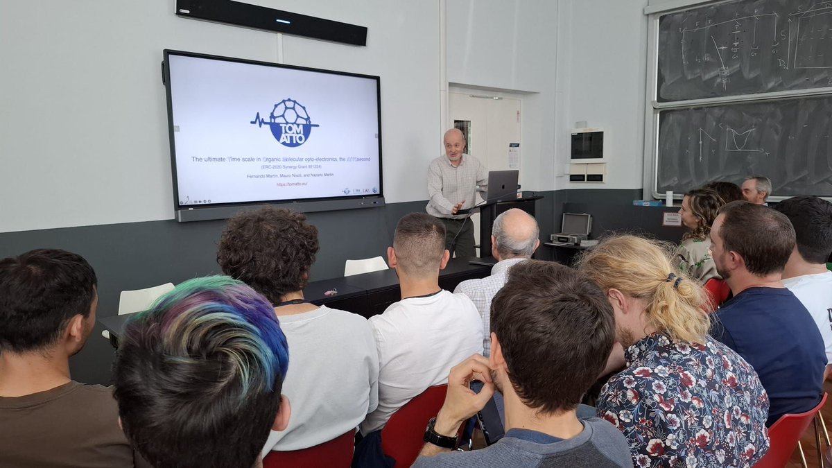 tomATTOsecond's tweet image. The @tomATTOsecond Consortium has gathered in Milano @dfis_polimi @polimi. Great to see each other in 3D! #networking #inperson

TOMATTO aims to capture #ultrafast electron dynamics to enhance solar energy conversion efficiency.
🍅 tomatto.eu

@ERC_research #EUfunded