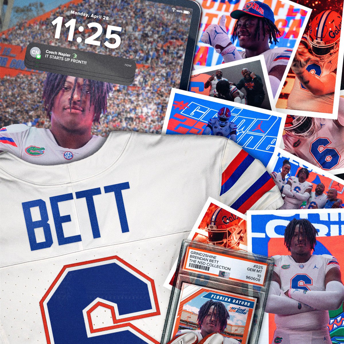 Florida Gators Football (@gatorsfb) on Twitter photo It starts up frontโผ๏ธ
Time to shine, <a href="/BAMSOSWAY_256/">Brendan (๐
ฑ๏ธ๐
ฐ๏ธใฝ๏ธ๐
ฐ๏ธ)</a> ๐
#GRIND25HINE It starts up frontโผ๏ธ
Time to shine, <a href="/BAMSOSWAY_256/">Brendan (๐
ฑ๏ธ๐
ฐ๏ธใฝ๏ธ๐
ฐ๏ธ)</a> ๐
#GRIND25HINE