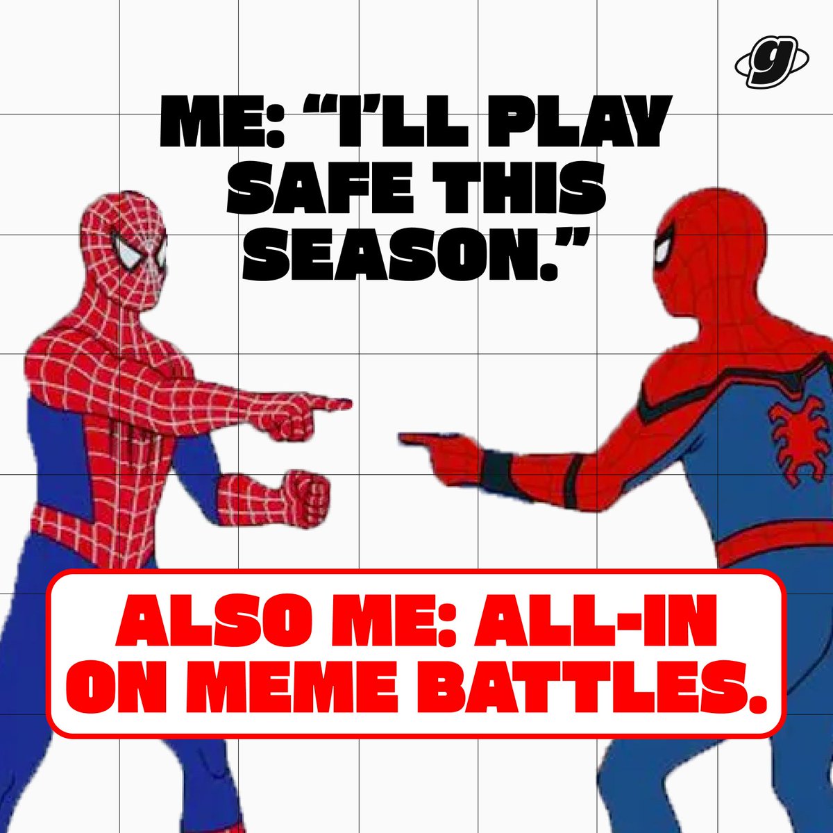 Playing it safe? Never heard of it. 😂

GM GeeeeeM and happy Monday!