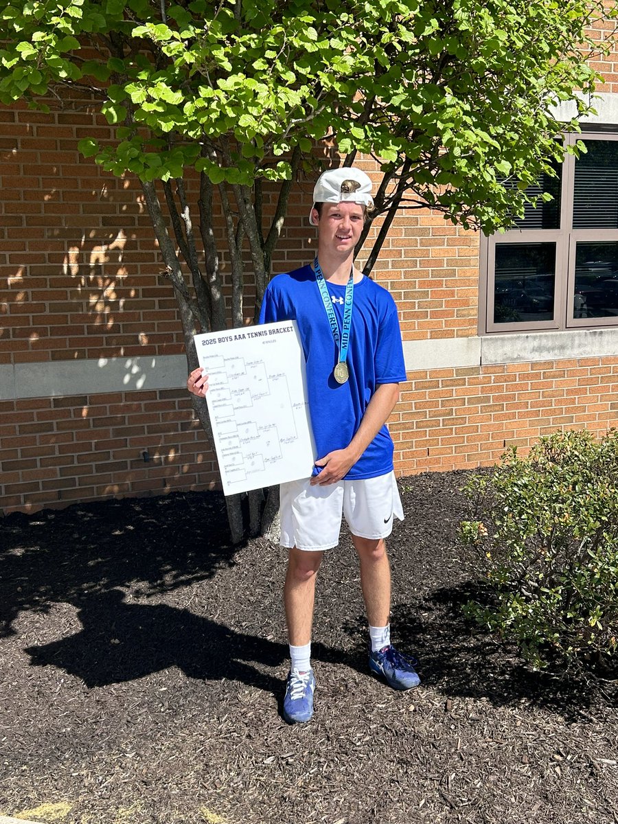 Congrats to Brayden Waiter! #2 Singles Mid Penn Champion!!