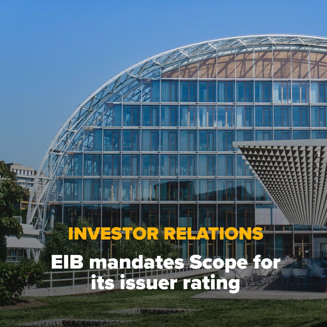 We are committed to contributing to stronger capital markets in Europe.

Today, we mandated Scope Ratings, an EU-based credit agency, to perform a solicited issuer rating, alongside the existing solicited CRAs: Fitch, Moody’s, and S&amp;P.

Read more🔗bit.ly/44eGVls