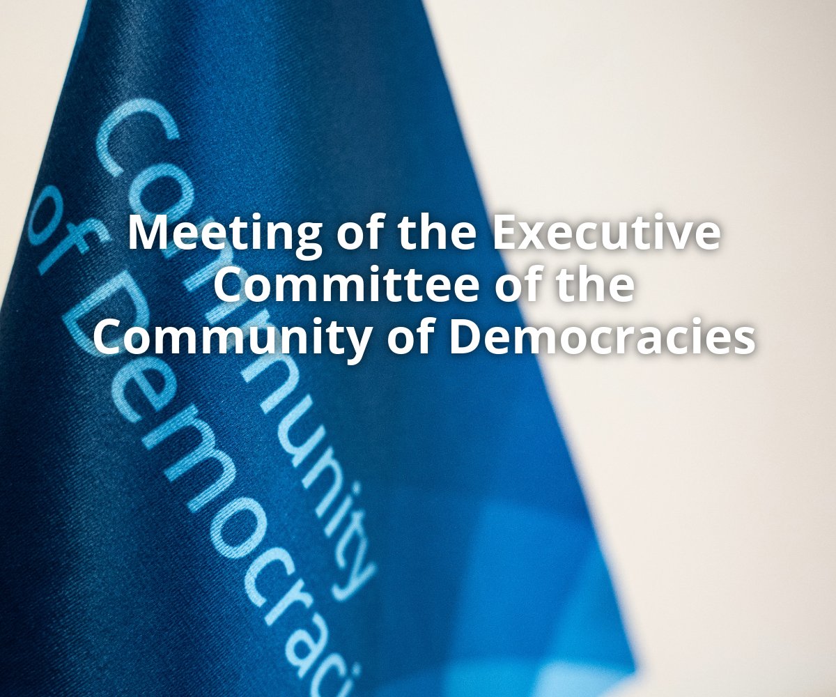 CoD (@communityofdem) on Twitter photo Today, CoD Executive Committee Member States convened in an online meeting to discuss operational and programmatic activities of the CoD. The meeting was chaired by the CoD Presidency 🇵🇱 <a href="/PolandMFA/">Ministry of Foreign Affairs 🇵🇱</a> Today, CoD Executive Committee Member States convened in an online meeting to discuss operational and programmatic activities of the CoD. The meeting was chaired by the CoD Presidency 🇵🇱 <a href="/PolandMFA/">Ministry of Foreign Affairs 🇵🇱</a>