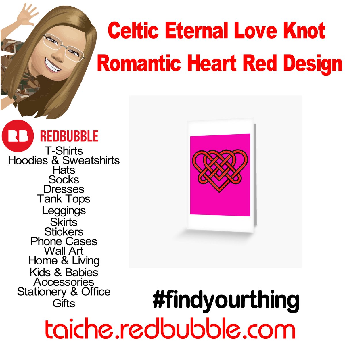TaicheTees's tweet photo. "Celtic Eternal Love Knot Romantic Heart Red Design" #greetingcards #redbubble #taiche #celticknots #celticknot #celtic #drawing #celticart #keltischerknoten #keltischeknoten #geometricart #keltisch #celticdesign #celtics #celticknotwork #art https://t.co/1IjAa2fGf6 https://t.co/GMkS4yaQhh