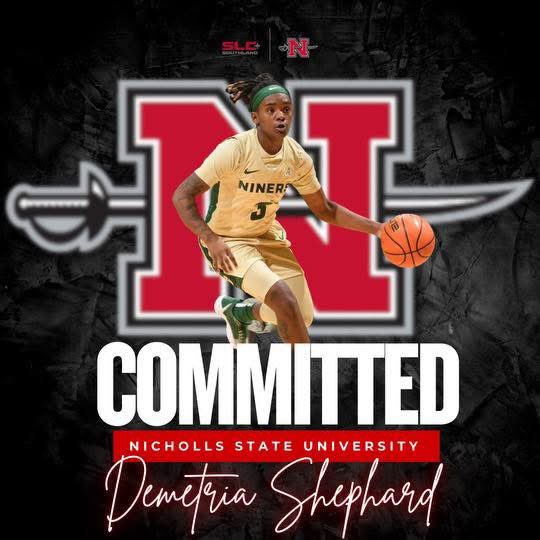 Congrats to DeeDee Shephard continuing her basketball career at Nichols State