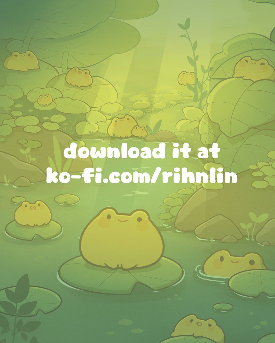 The frog pond phone theme is out!! 🌿