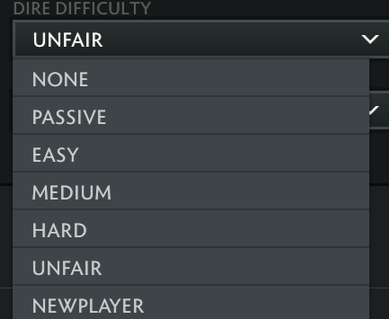 I love dota's difficulty levels. Fuck those new players up!