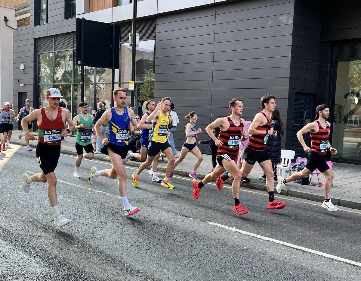 Maybe a little more of a fun runner than my last outing at London (even got my name printed on my vest :)) but very happy with 2:30:57 result, and 10th V45. All those historic training miles doing their work. What a great atmosphere, and already thinking about the next one!!