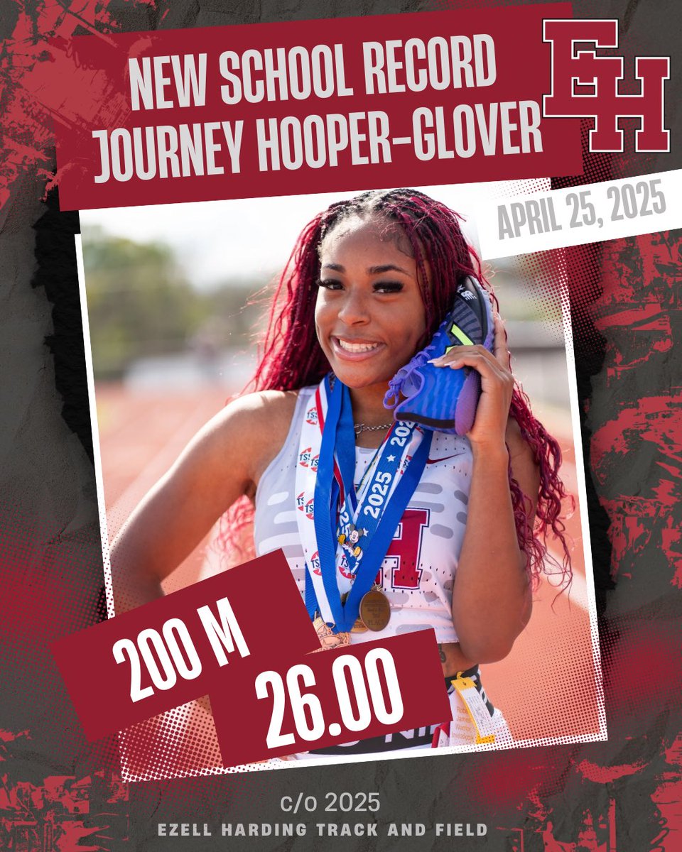 EHTrackandField's tweet image. Friday night Journey set a new personal and school record in the 200 meter dash.
#builtonbellroad
