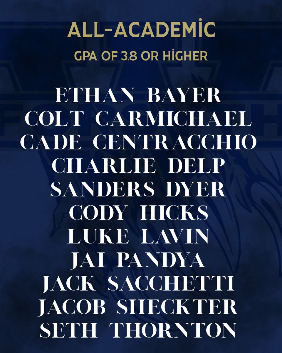 West Forsyth Baseball (@westfocobball) on Twitter photo Congratulations to our scholars who made the All Academic All Region team.
<a href="/ethan_bayer17/">Ethan Bayer</a> <a href="/coltcarmichael3/">Colt Carmichael</a> <a href="/cadecent_5/">Cade Centracchio</a> <a href="/Charliedelp11/">Charlie Delp</a> <a href="/SandersDyer/">Sanders Dyer</a> <a href="/codyhicks_4/">Cody Hicks</a> <a href="/LukeLavin07/">Luke Lavin</a> <a href="/jpandya72/">Jai Pandya</a> <a href="/JackSacchetti95/">Jack Sacchetti</a> <a href="/JacobSheckter/">Jacob Sheckter</a> <a href="/thornton__5/">Seth Thornton</a> Congratulations to our scholars who made the All Academic All Region team.
<a href="/ethan_bayer17/">Ethan Bayer</a> <a href="/coltcarmichael3/">Colt Carmichael</a> <a href="/cadecent_5/">Cade Centracchio</a> <a href="/Charliedelp11/">Charlie Delp</a> <a href="/SandersDyer/">Sanders Dyer</a> <a href="/codyhicks_4/">Cody Hicks</a> <a href="/LukeLavin07/">Luke Lavin</a> <a href="/jpandya72/">Jai Pandya</a> <a href="/JackSacchetti95/">Jack Sacchetti</a> <a href="/JacobSheckter/">Jacob Sheckter</a> <a href="/thornton__5/">Seth Thornton</a>