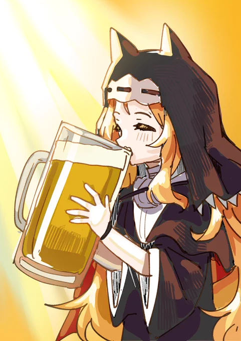 "How many drinks have you had?""One"#Arknights 