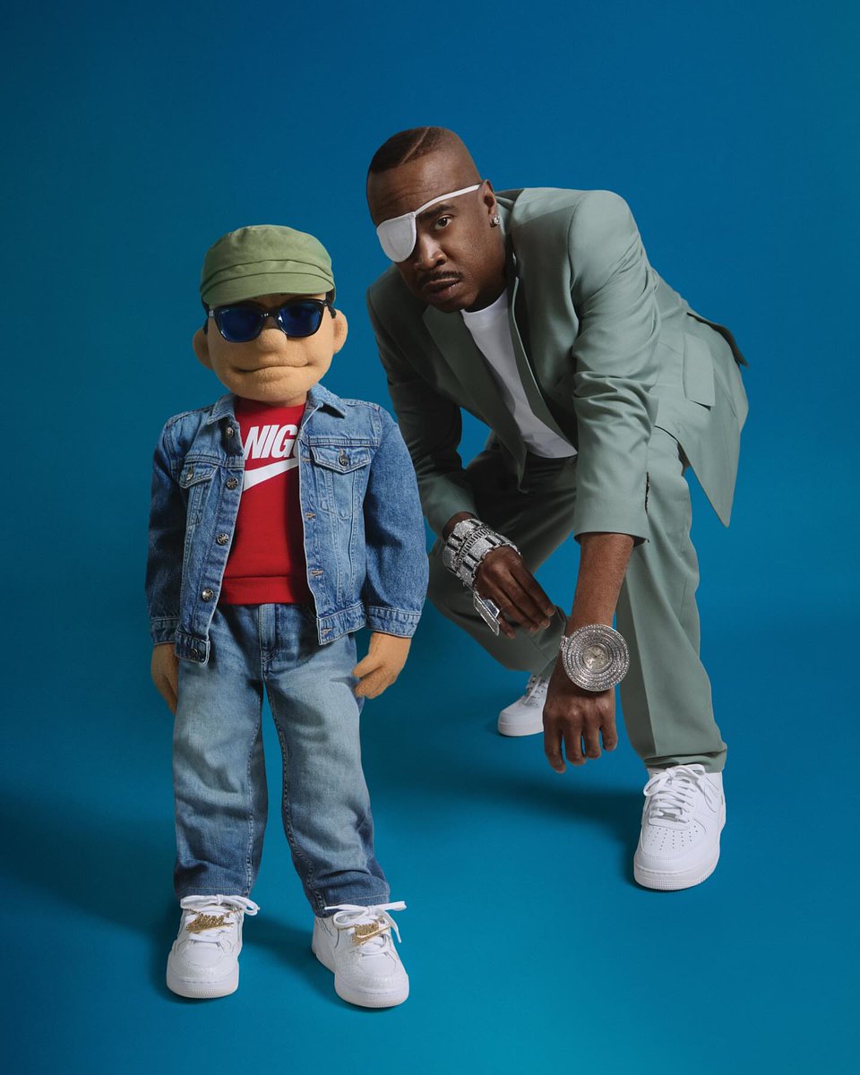 FurryPuppet's tweet image. Slick Rick the Ruler and NIGO. Via Cian Moore on Instagram (sweetcian) #puppets #nike #characterdesign #custompuppets #cute #hiphop