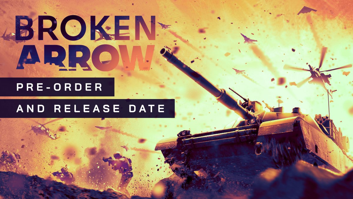 LOCK. AND. LOAD.
Pre-orders for Broken Arrow are officially open.
The #1 Most Wishlisted RTS on Steam is coming, secure your access to the future of modern warfare.
steam.gs/l/4c3nk
