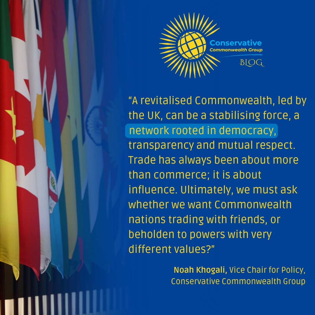 🚨 New Blog from our Vice Chair for Policy <a href="/NoahKhogali/">Noah Khogali</a>

Essential reading on how the Commonwealth should react to sweeping global tariffs. 

Read 👉 bit.ly/433j6vM