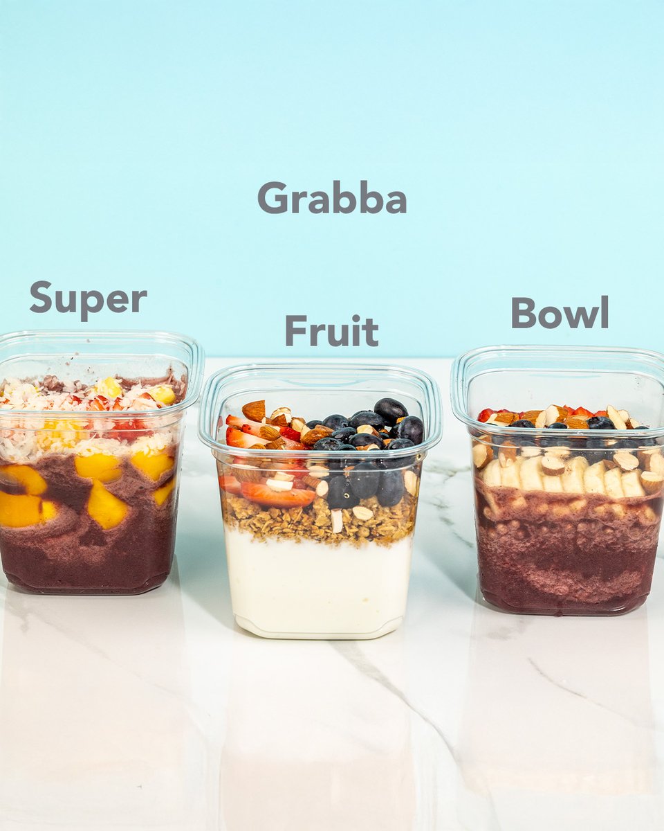 It’s time to Grabba Super Fruit Bowl! ⌚🍓🥭

P.S. Don’t forget to sign up for Grabsomegreen Rewards so you can earn points for enjoying your fave balanced meals! 💚