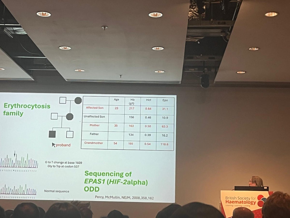Priya Sriskandarajah 🇺🇦💙💛 (@priyasrirajah) on Twitter photo Mary Frances McMullin discussing management of erythrocytosis and PV. Important to individualise management especially for those with secondary erythrocytosis <a href="/BritSocHaem/">BSH - Haematology</a> #BSH2025 Mary Frances McMullin discussing management of erythrocytosis and PV. Important to individualise management especially for those with secondary erythrocytosis <a href="/BritSocHaem/">BSH - Haematology</a> #BSH2025
