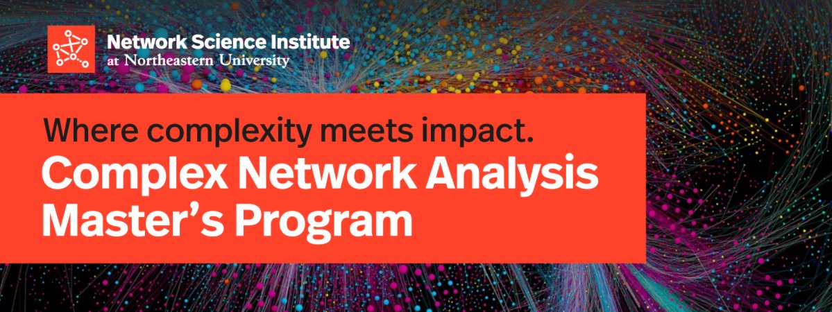 🔍 Future-proof your skills with our 𝗠𝗦 𝗶𝗻 𝗖𝗼𝗺𝗽𝗹𝗲𝘅 𝗡𝗲𝘁𝘄𝗼𝗿𝗸 𝗔𝗻𝗮𝗹𝘆𝘀𝗶𝘀!
🗓️ Join our 45-min info session on 𝗔𝗽𝗿𝗶𝗹 𝟮𝟵 — bring your questions! ➡️ bit.ly/3RAX4Kt
Explore concentrations ➡️ bit.ly/4jwWuK8