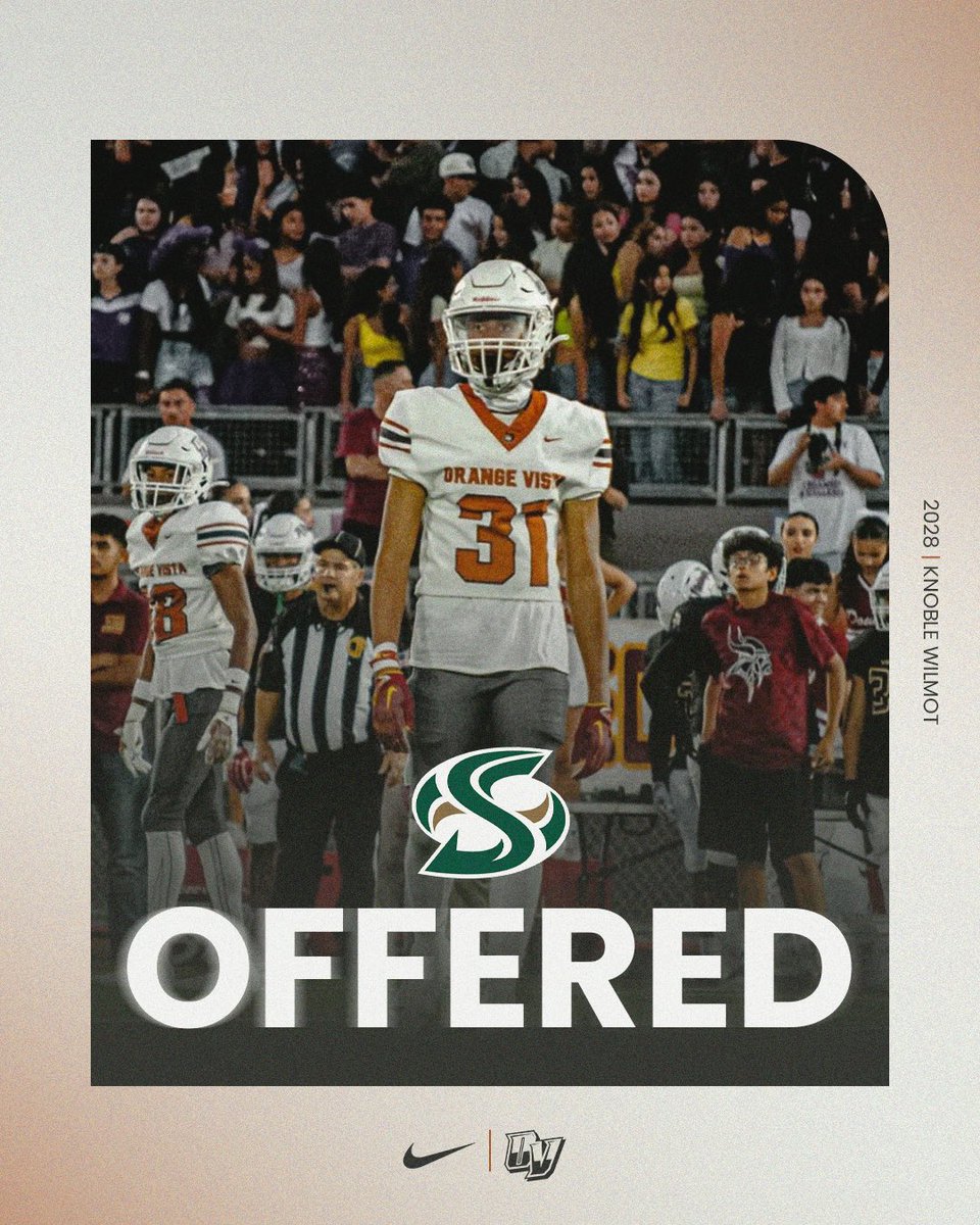 Orange Vista Football (@orangevistafb) on Twitter photo Congratulations to 2026 Braylen Turner, 2027 Devin Sandville, & 2028 Knoble Wilmot who all picked up offers over the weekend from Sacramento State! #weareov
<a href="/TunerBraylen/">Braylen Turner</a> | <a href="/D33vinn/">Devin Sandville</a> | <a href="/K9meezey/">Knoble Wilmot</a> Congratulations to 2026 Braylen Turner, 2027 Devin Sandville, & 2028 Knoble Wilmot who all picked up offers over the weekend from Sacramento State! #weareov
<a href="/TunerBraylen/">Braylen Turner</a> | <a href="/D33vinn/">Devin Sandville</a> | <a href="/K9meezey/">Knoble Wilmot</a>
