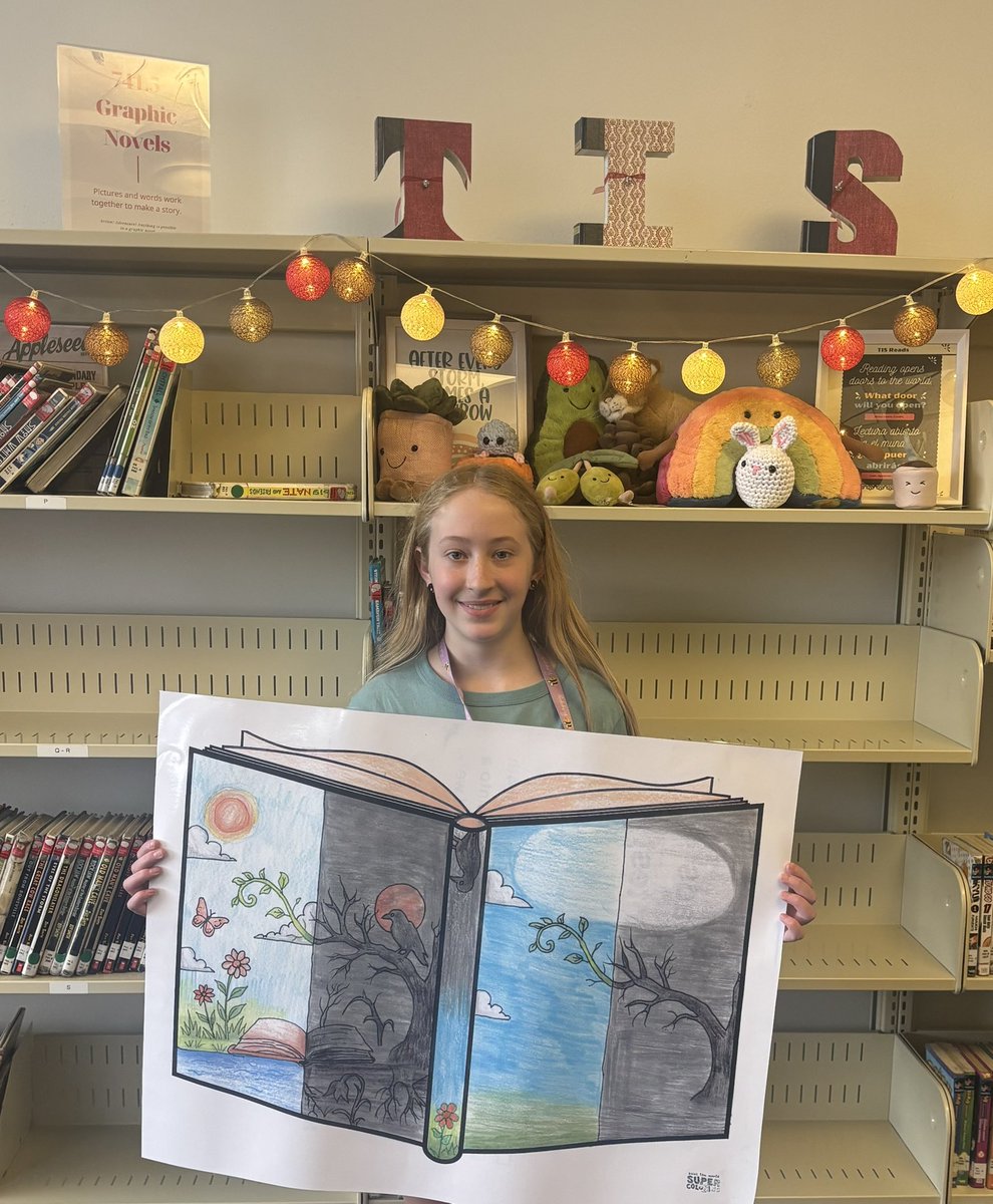 TIS Library (@tisreads) on Twitter photo Congratulations to Isabel, our winner of the TIS Library coloring contest! We made her winning design into a poster and it turned out great! #ReadLearnCreate <a href="/TISD_Libraries/">tomballisd LIBRARIES</a> <a href="/TISDTIS/">Tomball Intermediate</a> Congratulations to Isabel, our winner of the TIS Library coloring contest! We made her winning design into a poster and it turned out great! #ReadLearnCreate <a href="/TISD_Libraries/">tomballisd LIBRARIES</a> <a href="/TISDTIS/">Tomball Intermediate</a>