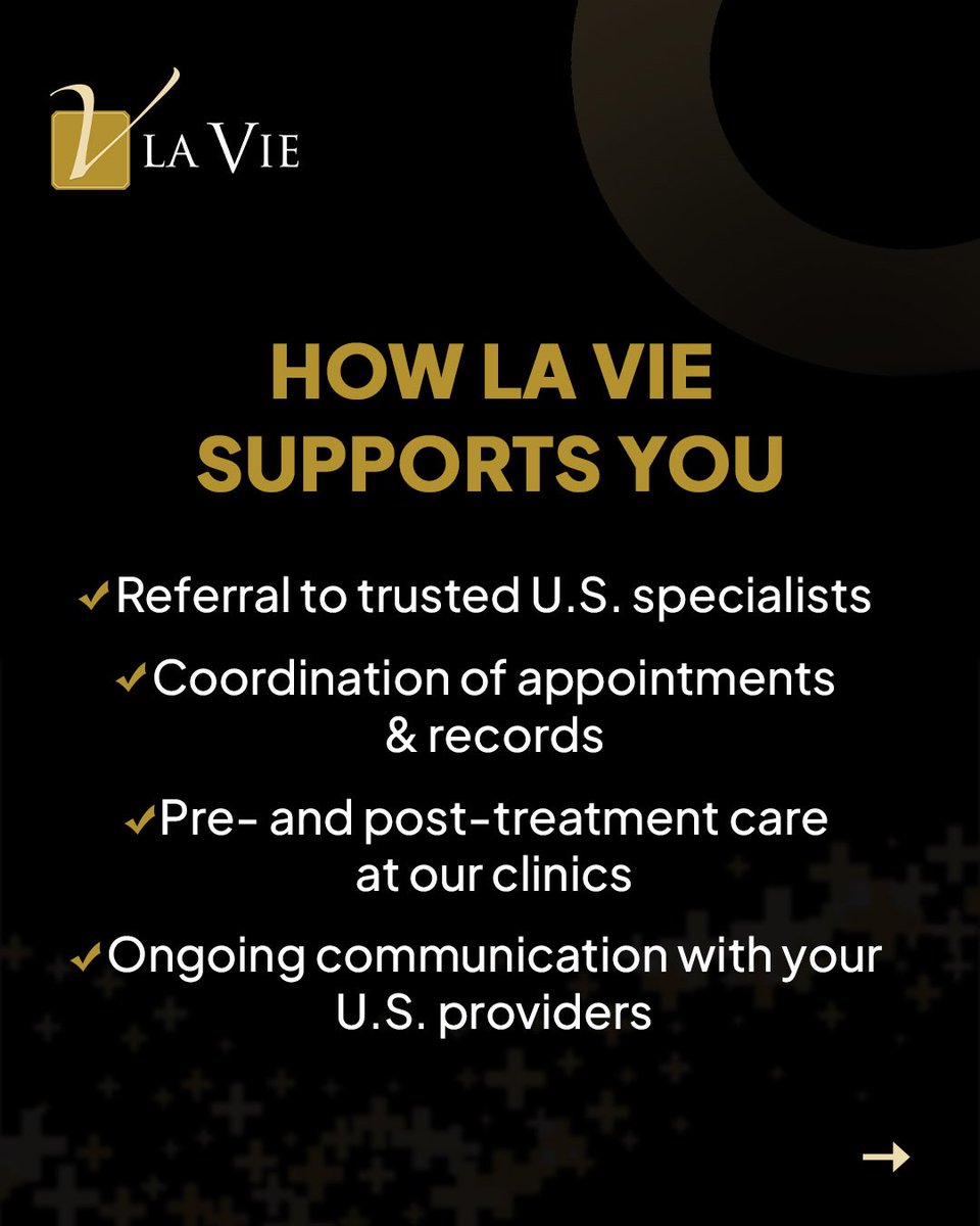 La Vie Executive Health Centre (@healthlavie) on Twitter photo When your health is on the line, waitlists shouldn’t be.
La Vie offers discreet, professionally managed access to top-tier U.S. hospitals—including our affiliation with Mass General Brigham.
📍 Oakville | Ottawa
📞 Call us: 416-362-2000
📩 Email: info@laviehealth.com When your health is on the line, waitlists shouldn’t be.
La Vie offers discreet, professionally managed access to top-tier U.S. hospitals—including our affiliation with Mass General Brigham.
📍 Oakville | Ottawa
📞 Call us: 416-362-2000
📩 Email: info@laviehealth.com