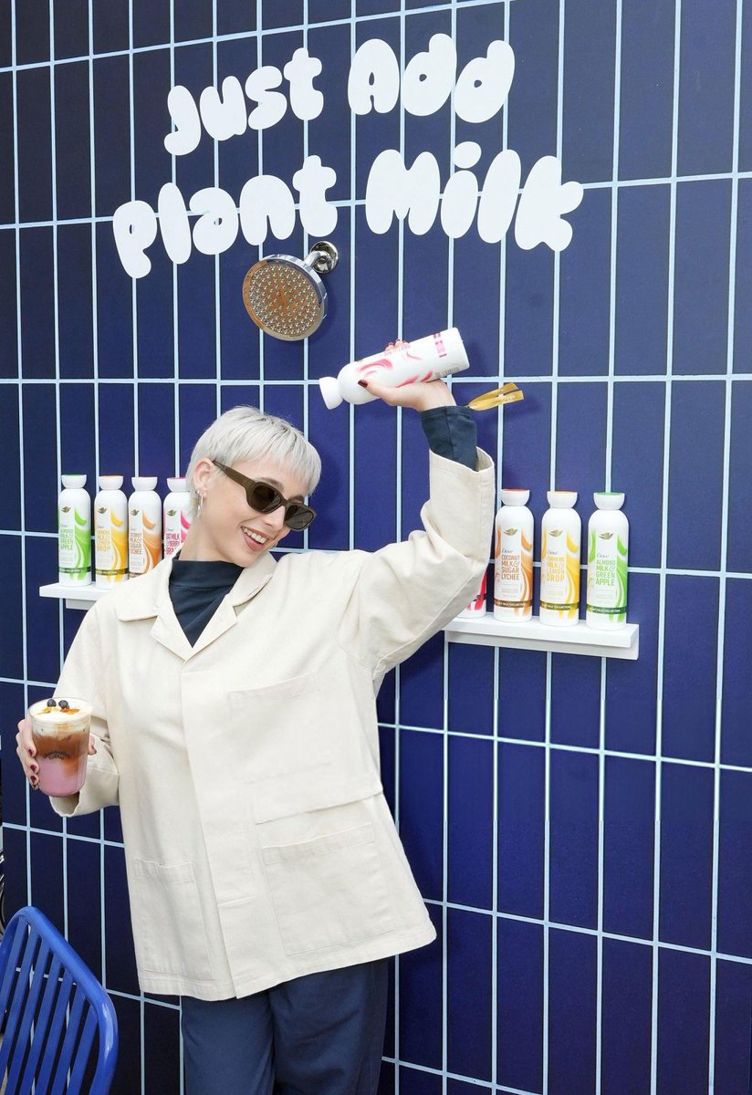 Emma Chamberlain attended the Dove Plant Milk Body Wash Collab