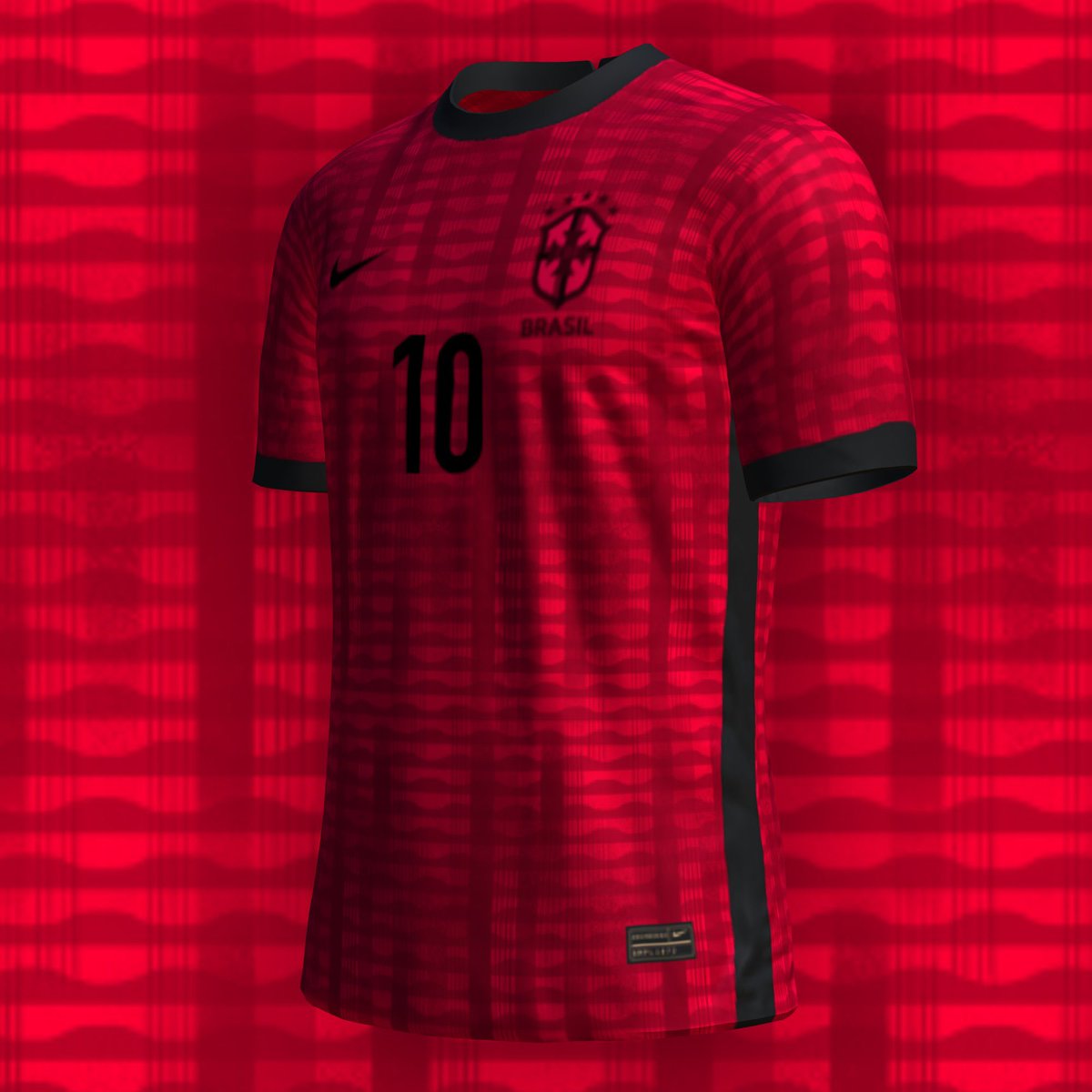 CR7Brasil's tweet image. A camisa vermelha da seleção brasileira ficou um absurdo.