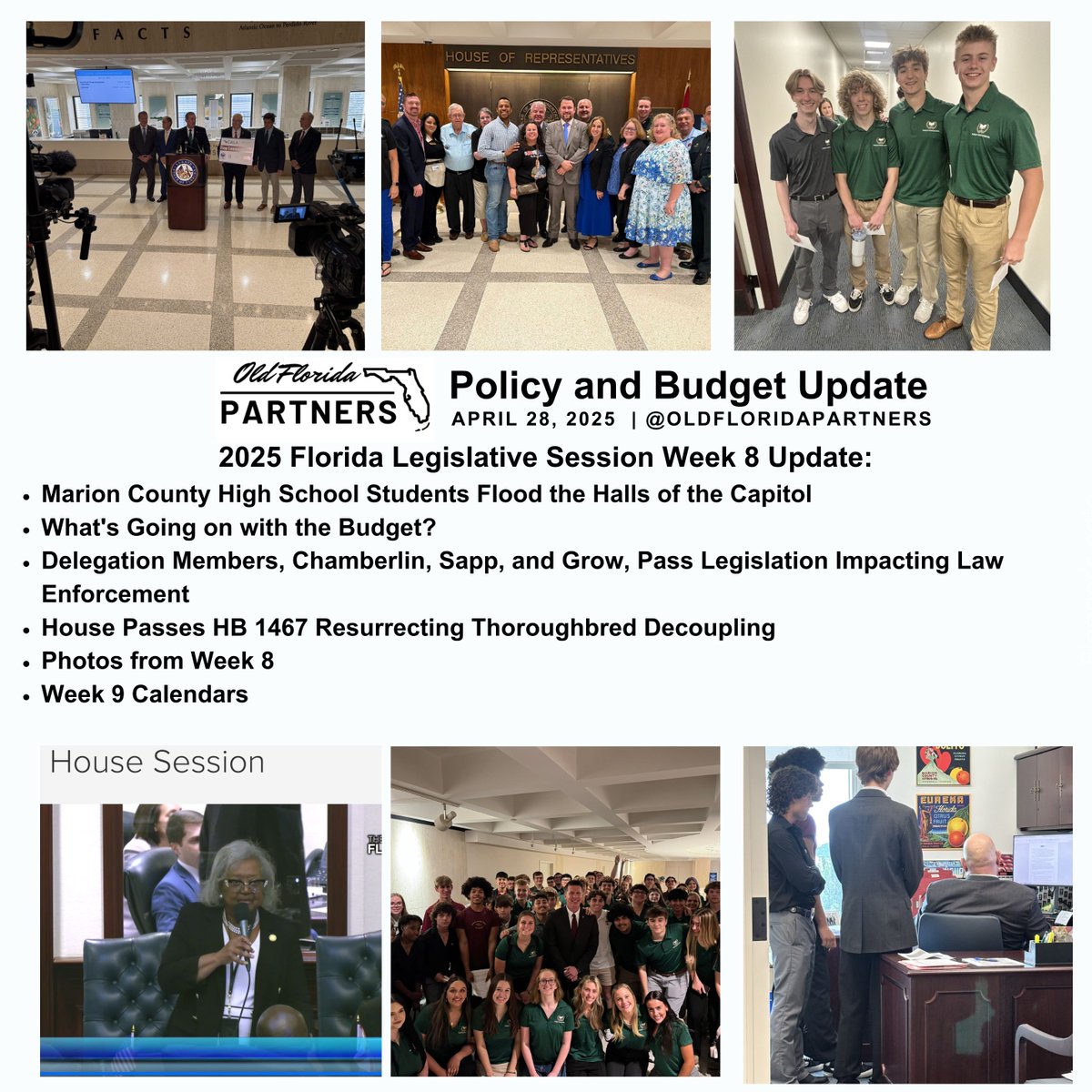 Check out the Old Florida Partners Week 8 Legislative Update!

oldfloridapartners.com/legislative-up…