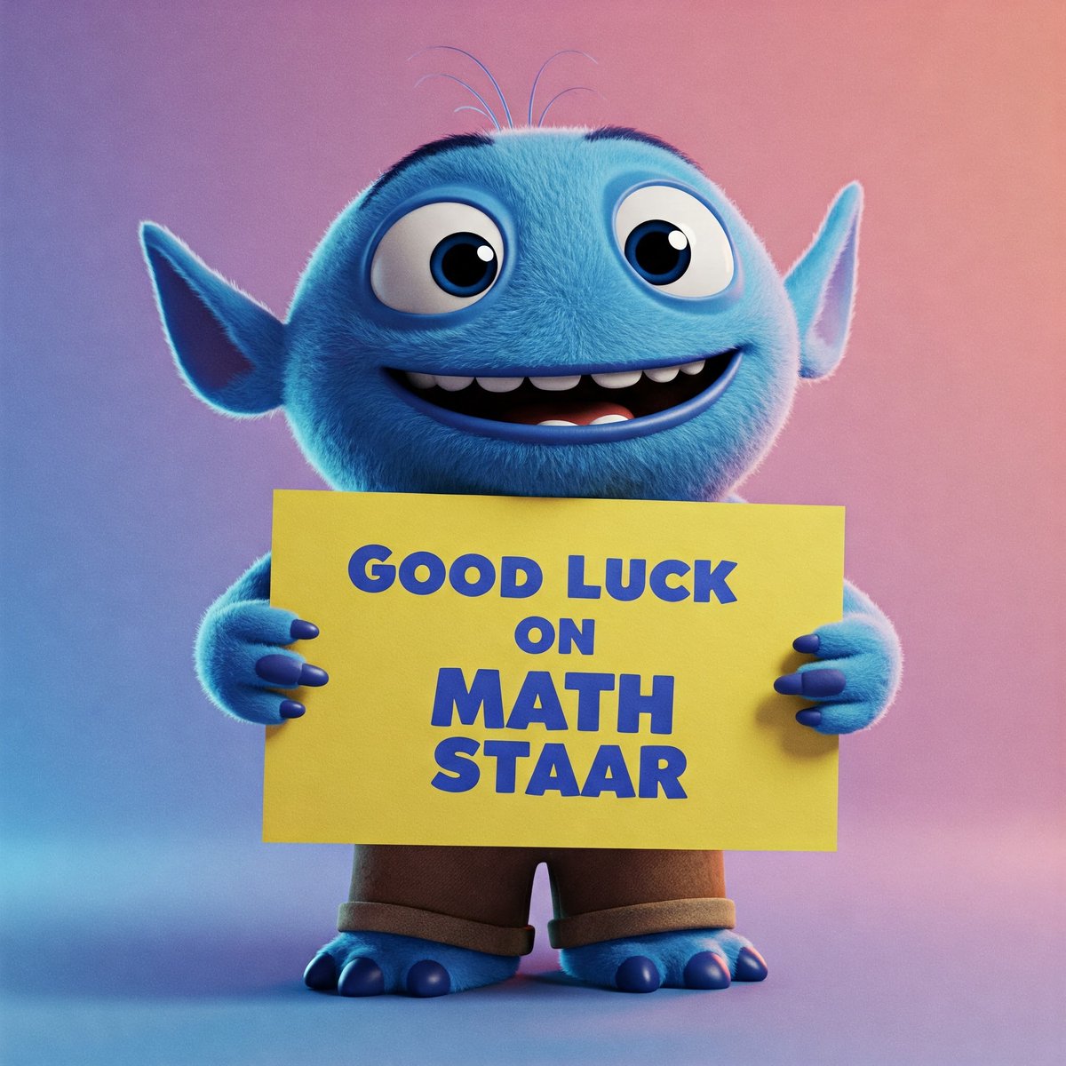 The NISD Elementary Math Team wants to send good luck to all 3rd, 4th, and 5th Grade teachers and students!