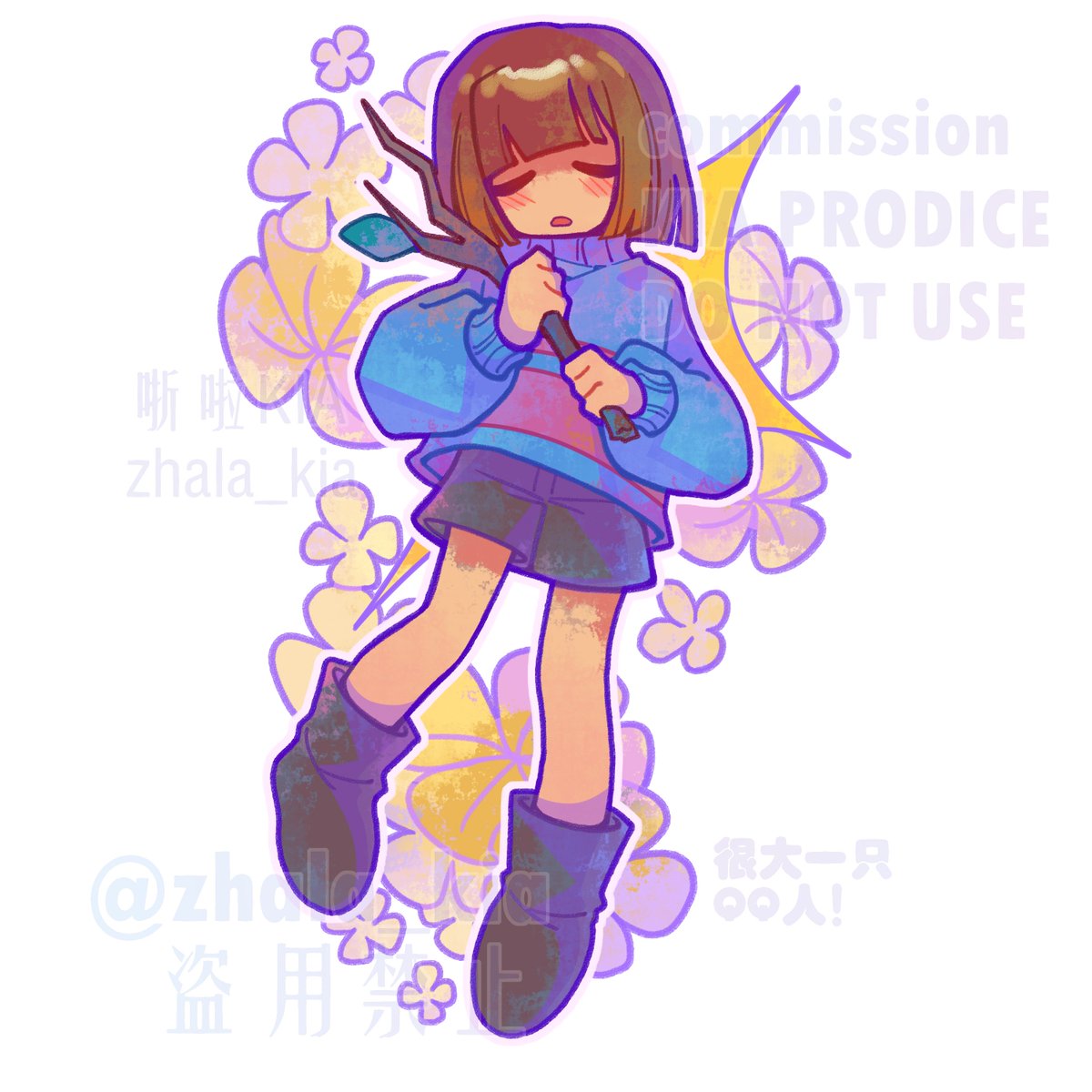 #Commission #undertaleFanart #UNDERTALE #Frisk #art #cartoon