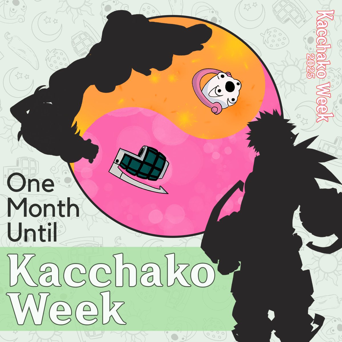 💥ONE MONTH UNTIL KACCHAKO WEEK💫

There's only one month left until May 24th, when Kacchako Week begins! Have your ideas been floating around and is your enthusiasm blasting into the stratosphere!?

What are you most excited for?

Prompts in ENG and ESP linked below!