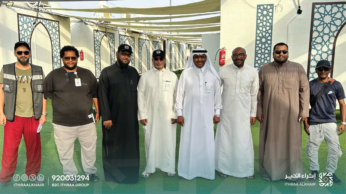 ithraalkhair's tweet photo. "إثراء عملت من لا شيء شيئًا رائعًا"

بهذه الكلمات أشاد معالي نائب وزير الحج والعمرة د. عبدالفتاح مشاط خلال زيارته لمخيمات حجاج المجاملة (مخيم 72 ب) بالمشاعر المقدسة، مثمنًا الجهود المبذولة والإبداع في خدمة ضيوف الرحمن.
@asmashat 
#اثراء_الخير | #ارث_يبقى_ورحلة_تحكى https://t.co/WeIcVuqstF