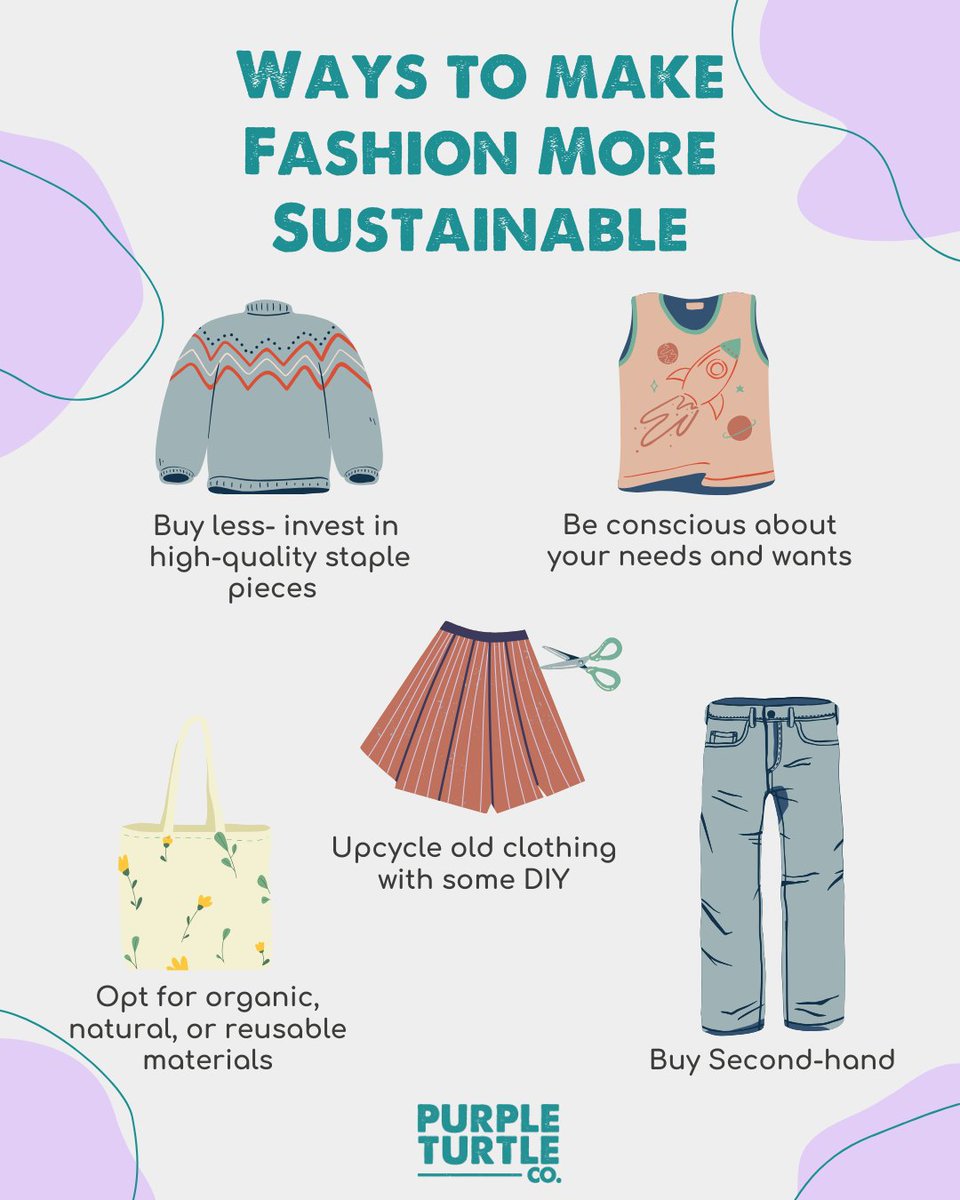 Embrace Sustainable Fashion! 🌍👚

The fashion industry is one of the largest contributors to environmental issues, from excessive waste to pollution. But the good news is, we have the power to change that with every purchase we make.

#SustainableFashion