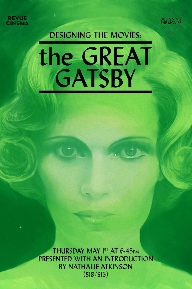 Ben Turner (@bturnerinfo) on Twitter photo New work!
Coming to the <a href="/RevueCinema/">Revue Cinema</a> this Thursday. <a href="/DesigningMovies/">Designing the Movies</a> presents THE GREAT GATSBY (1974).
Hereâs my poster for the event. Thank you to Serena and Nathalie for having me on board!
There are still some tickets available so get on it:
revuecinema.ca/films/designin⊠New work!
Coming to the <a href="/RevueCinema/">Revue Cinema</a> this Thursday. <a href="/DesigningMovies/">Designing the Movies</a> presents THE GREAT GATSBY (1974).
Hereâs my poster for the event. Thank you to Serena and Nathalie for having me on board!
There are still some tickets available so get on it:
revuecinema.ca/films/designinâŠ