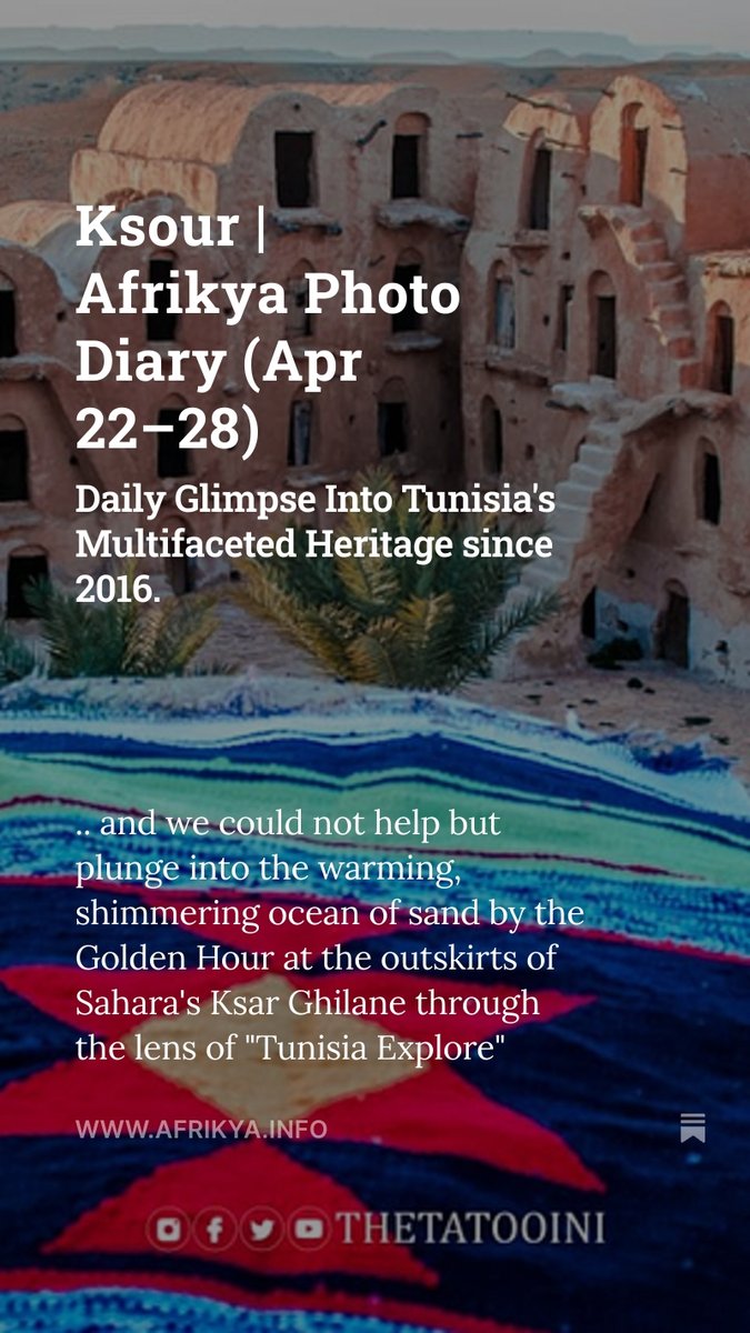 Afrikya Tunisia (@afrikyatn) on Twitter photo Saharan Odyssey between the.. stars, across #Amazigh #Ksours of #Tunisia's Planet #Tatooine, once home to some battles of the Star Wars. We await you 💌 Here: afrikya.info/p/ksour-afriky…
<a href="/Mira404/">Amira</a> <a href="/Raya4Real/">Raya Ben Guiza Verniers</a> <a href="/afeqbc/">Afeq Ben Chahed</a> <a href="/khadija2m/">Khadija Maalej</a> <a href="/Sarrazine_TN/">Suffète</a> <a href="/MyriamBelkadi/">Myriam Belkadhi</a> <a href="/USAIDVT/">USAID Visit Tunisia Activity</a> <a href="/CarmenHentschel/">Carmen Hentschel</a> Saharan Odyssey between the.. stars, across #Amazigh #Ksours of #Tunisia's Planet #Tatooine, once home to some battles of the Star Wars. We await you 💌 Here: afrikya.info/p/ksour-afriky…
<a href="/Mira404/">Amira</a> <a href="/Raya4Real/">Raya Ben Guiza Verniers</a> <a href="/afeqbc/">Afeq Ben Chahed</a> <a href="/khadija2m/">Khadija Maalej</a> <a href="/Sarrazine_TN/">Suffète</a> <a href="/MyriamBelkadi/">Myriam Belkadhi</a> <a href="/USAIDVT/">USAID Visit Tunisia Activity</a> <a href="/CarmenHentschel/">Carmen Hentschel</a>