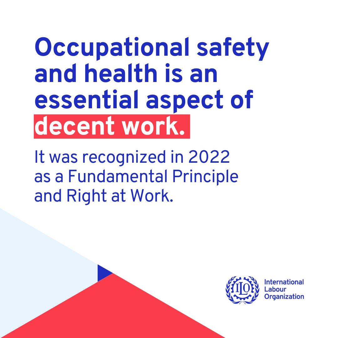 🚨Every worker deserves to return home safe and healthy. 

Yet millions of deaths each year show the right to safety and health at work remains unrealized.

📃Learn more: ow.ly/PLBe50VIFlz #SafeDay