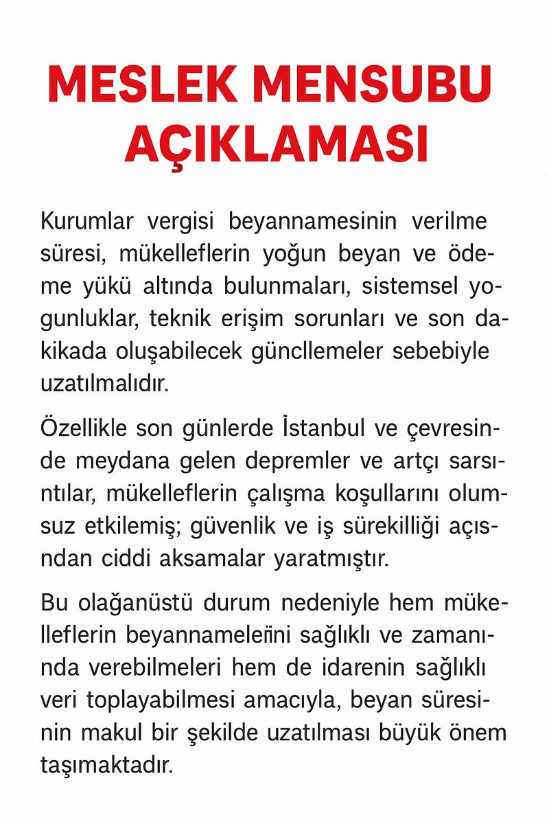 Kağıttoplayıcısı (@alisarac42) on Twitter photo <a href="/gibsosyalmedya/">Gelir İdaresi Başkanlığı</a> Sayın Bakanım <a href="/memetsimsek/">Mehmet Simsek</a> Gerekçelerimiz bu şekildedir
#KurumlarVergisiUzatılsın <a href="/gibsosyalmedya/">Gelir İdaresi Başkanlığı</a> Sayın Bakanım <a href="/memetsimsek/">Mehmet Simsek</a> Gerekçelerimiz bu şekildedir
#KurumlarVergisiUzatılsın