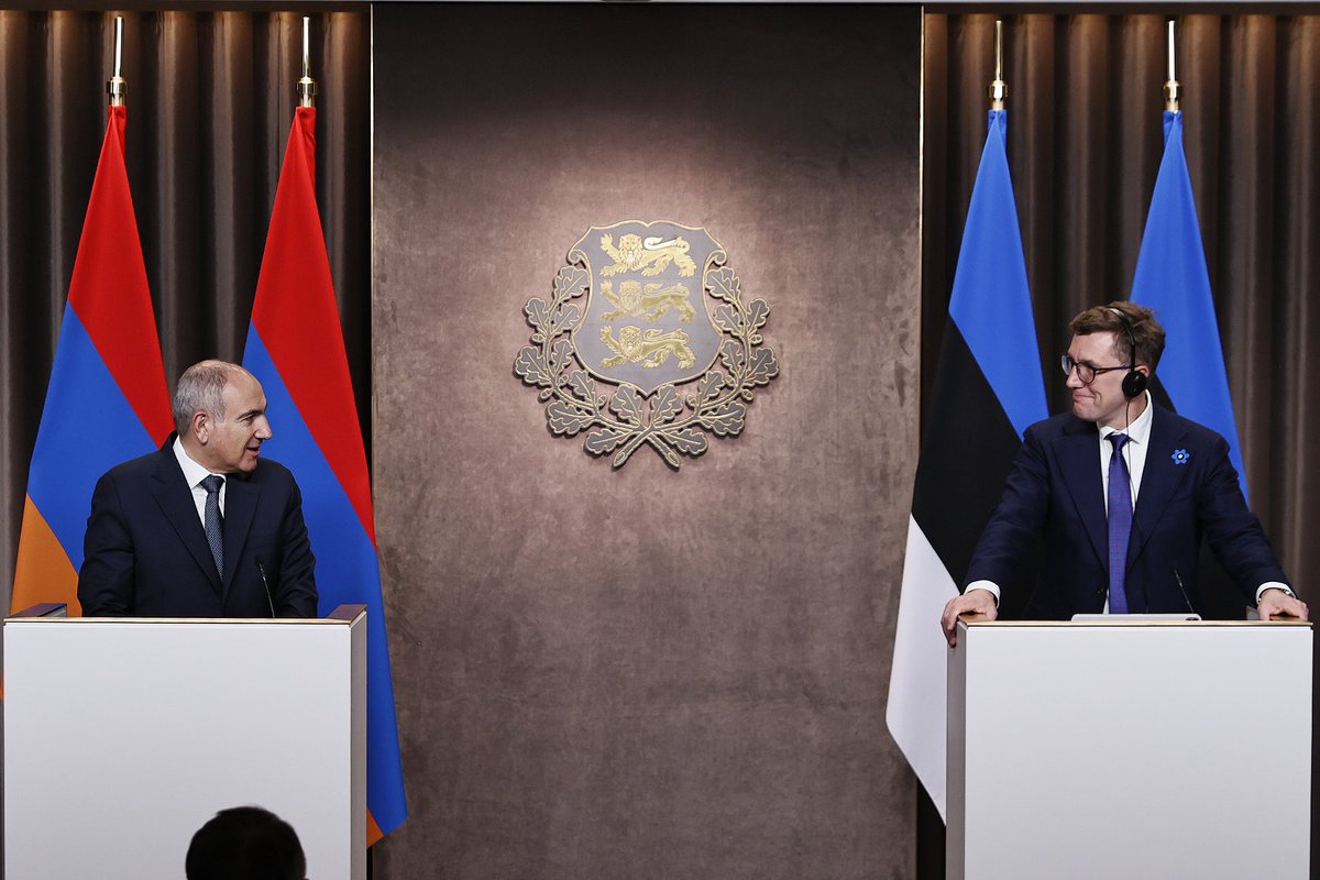 Nikol Pashinyan (@nikolpashinyan) on Twitter photo Important meeting with PM <a href="/KristenMichalPM/">Kristen Michal</a> during my official visit to Estonia. Discussed strengthening 🇦🇲-🇪🇪 relations, expanding trade, enhancing 🇦🇲-🇪🇺 cooperation , promoting reforms. Exchanged views on latest regional developments. Important meeting with PM <a href="/KristenMichalPM/">Kristen Michal</a> during my official visit to Estonia. Discussed strengthening 🇦🇲-🇪🇪 relations, expanding trade, enhancing 🇦🇲-🇪🇺 cooperation , promoting reforms. Exchanged views on latest regional developments.