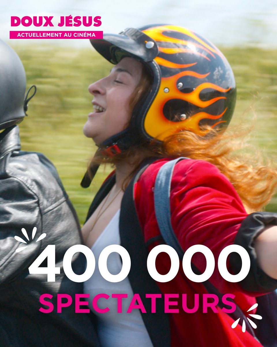 Les aventures de Sœur Lucie ont déjà conquis 400 000 spectateurs ! Merci au public de DOUX JÉSUS 🙏

Actuellement au cinéma, découvrez la nouvelle comédie avec #MarilouBerry et #IsabelleNanty, réalisée par <a href="/fredericquiring/">Frédéric Quiring</a>

 Réservez vos places : bit.ly/douxjesus-sean…