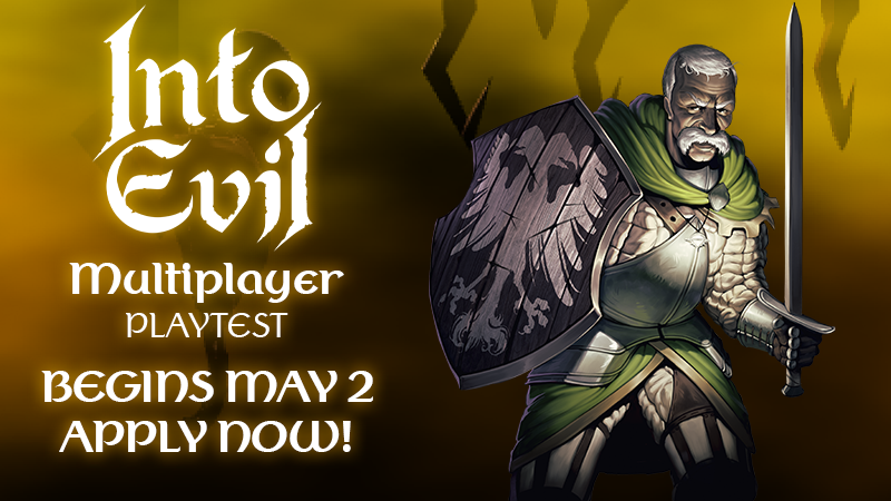 😈BEWARE and BEHOLD😈
INTO EVIL MULTIPLAYER playtest is happenning on May 2nd!

Apply by pressing 'Join Playtest' on the Steam page and you'll receive a notification if you've been chosen
store.steampowered.com/app/1893440/IN…