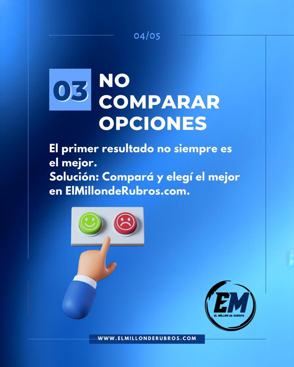 En elmillonderubros.com encontrás todo lo que necesitás: productos, servicios y las mejores opciones para comparar en un solo lugar. 💻📲

Ahorrá tiempo, navegá seguro y descubrí por qué somos la página confiable que te acompaña en cada elección.😃🙌🏼✅