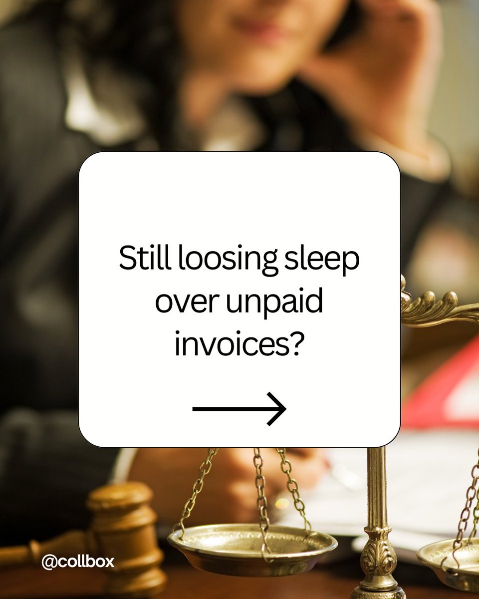 collbox's tweet image. When invoices go unpaid, admin work piles up, and growth feels out of reach, stress takes over fast.

Sign up at hubs.ly/Q03k46mX0 and see how we can help!

#lawfirmlife #cashflowsolutions #legalcollections #smallfirmsuccess #CollBox #collectionsmadeeasy