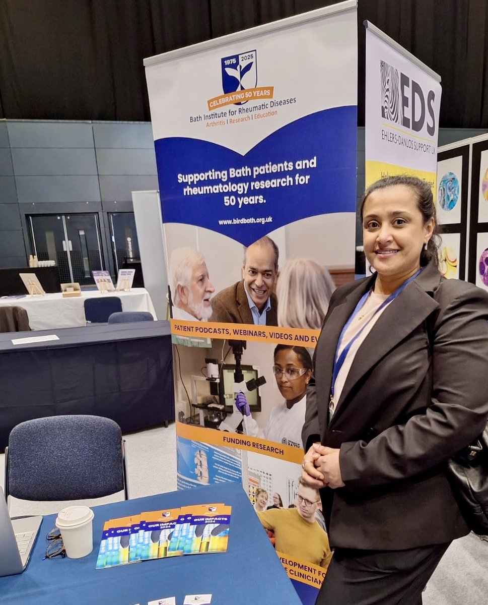 We are here at #BSR25 <a href="/RheumatologyUK/">BSR</a>  Conference. First day involved a short talk to introduce delegates to BIRD and then it's so nice to start seeing many of our bursary recipients from the Royal National Hospital for Rheumatic Diseases come and visit our stand. 😀