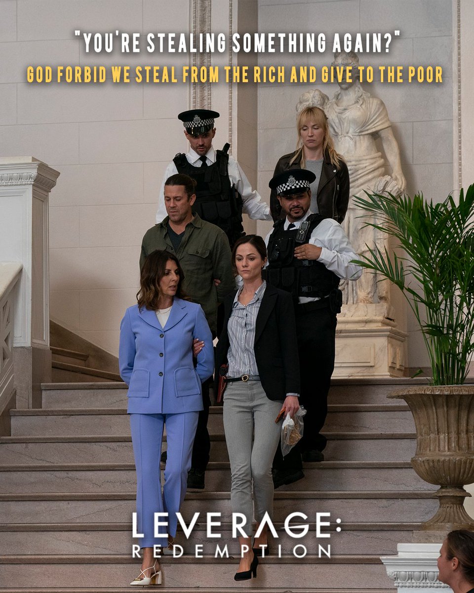 God forbid I’m already obsessed with #LeverageRedemption Season 3. Watch new episodes on Amazon Prime (amazon.com/.../B0DWH4GYYQ…)  and catch up on past seasons free on #ElectricNOW at electricnow.tv